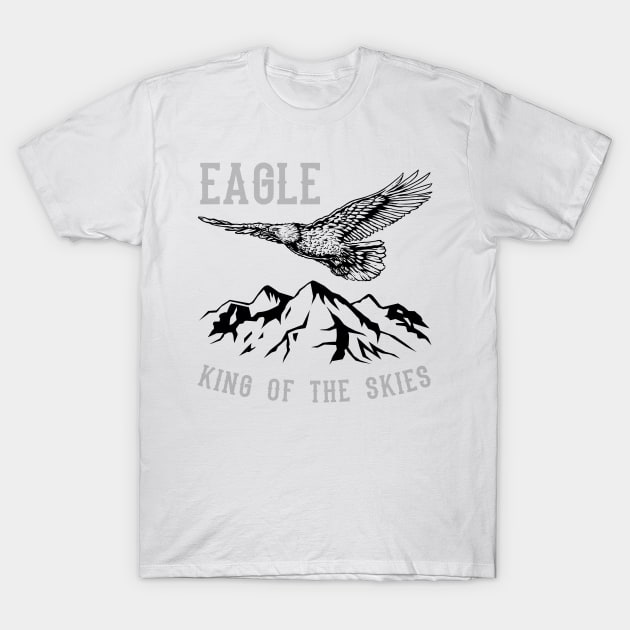 Eagle - King Of The Skies T-Shirt by Hariolf´s Mega Store